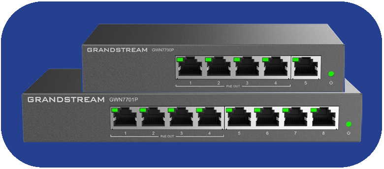 San pham GWN7700 Series Unmanaged Switches Grandstream Integration