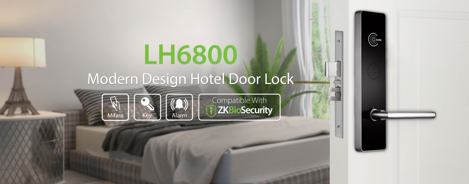 LH6800 is Modern Design for Hotel Door Lock