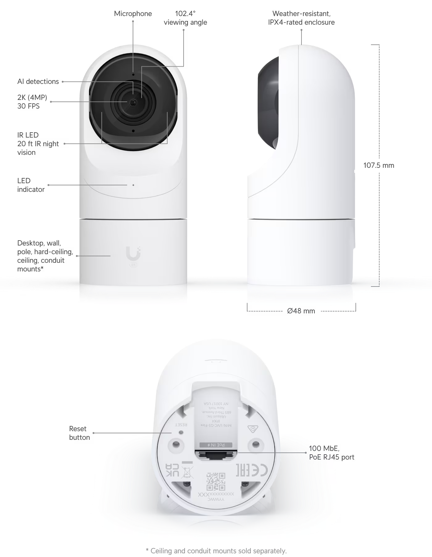 Ubiquiti G5 Flex - Compact UVC-G5-Flex