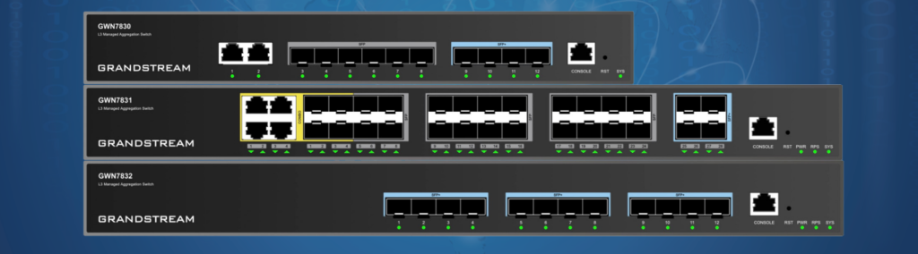GWN7830 Layer 3 Aggregation Managed Switches GWN7830 Layer 3 Aggregation Managed Switches