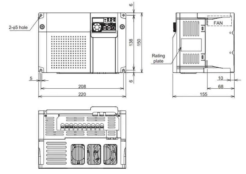 FR-D740-7.5K Thiết kế