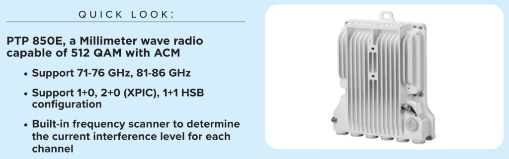 Cambium PTP 850E Millimeter Wave Radio Cambium PTP 850E Millimeter Wave Radio