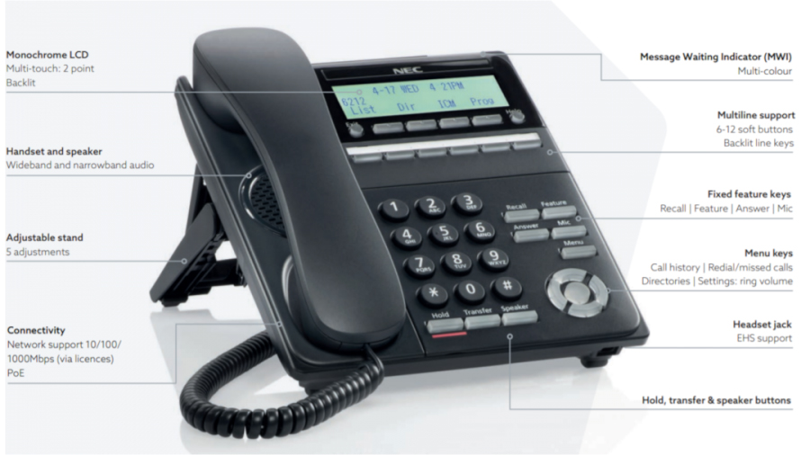 DTK-6DE-1P(BK)TEL