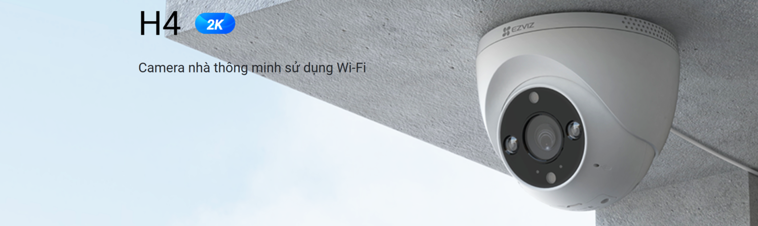 EZVIZ Camera H4 Wi-Fi kết nối thông hỗ trợ độ phân giải 2K EZVIZ Camera H4 Wi-Fi kết nối thông hỗ trợ độ phân giải 2K