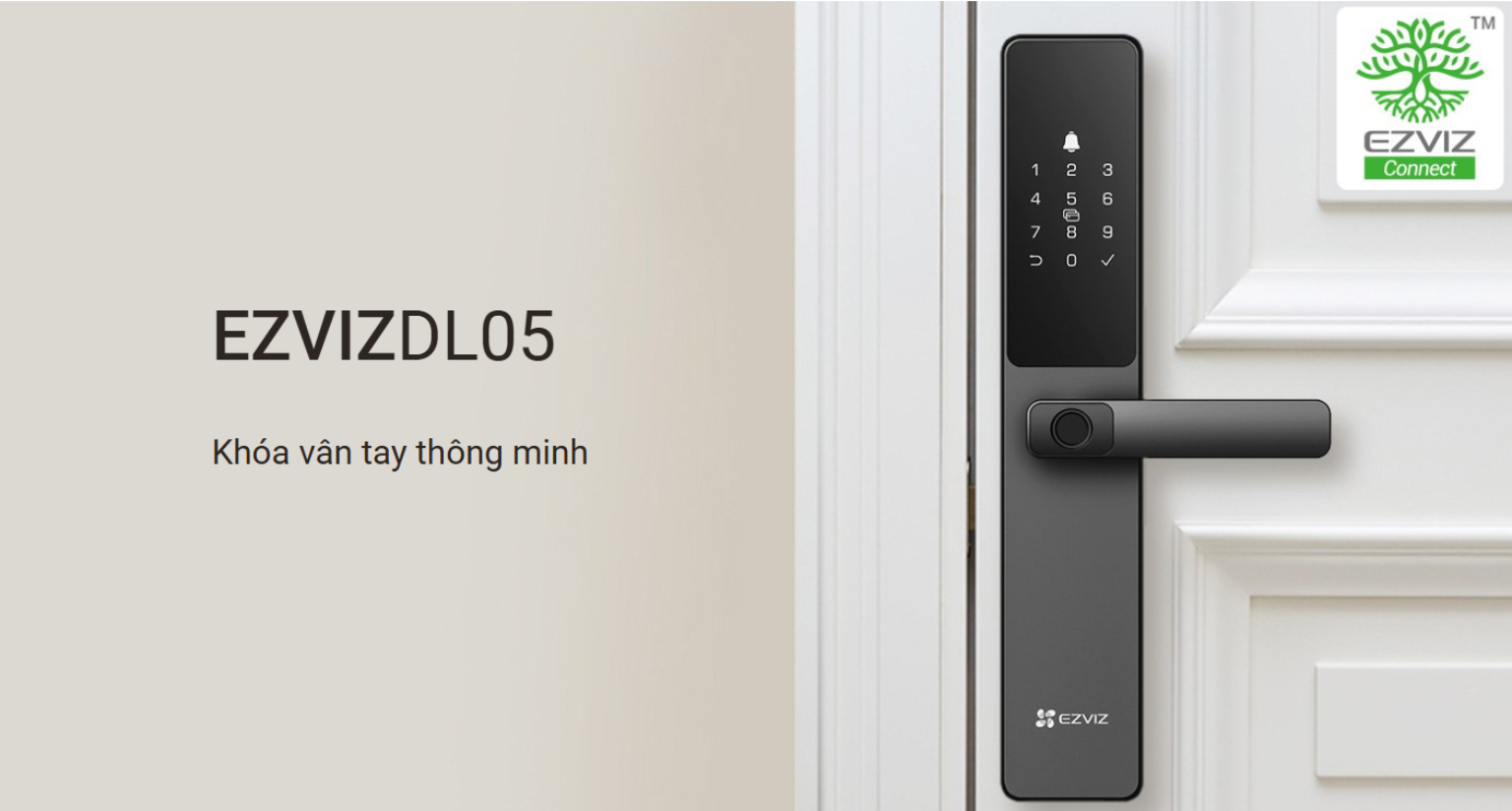 EZVIZ DL05 R200 Khóa vân tay thông minh an toàn mà không cần chìa khóa EZVIZ DL05 R200 Khóa vân tay thông minh an toàn mà không cần chìa khóa
