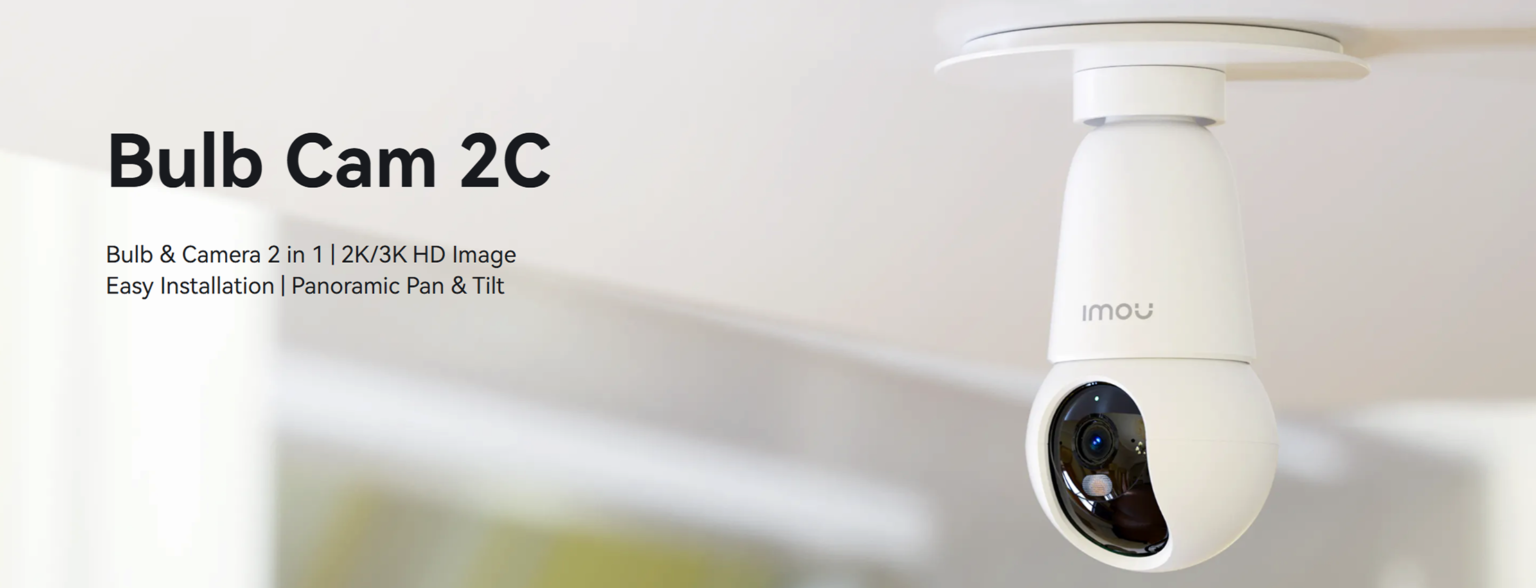 IMOU Bulb Cam 2C Camera 2 in 1 với 2K - 3K HD Image Easy Installation hỗ trợ Panoramic Pan và Tilt IMOU Bulb Cam 2C Camera 2 in 1 với 2K - 3K HD Image Easy Installation hỗ trợ Panoramic Pan và Tilt