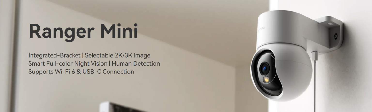 IMOU Camera Ranger Mini 3MP with Integrated-Bracket Selectable 2K Image Smart Full-color Human IMOU Camera Ranger Mini 3MP with Integrated-Bracket Selectable 2K Image Smart Full-color Human