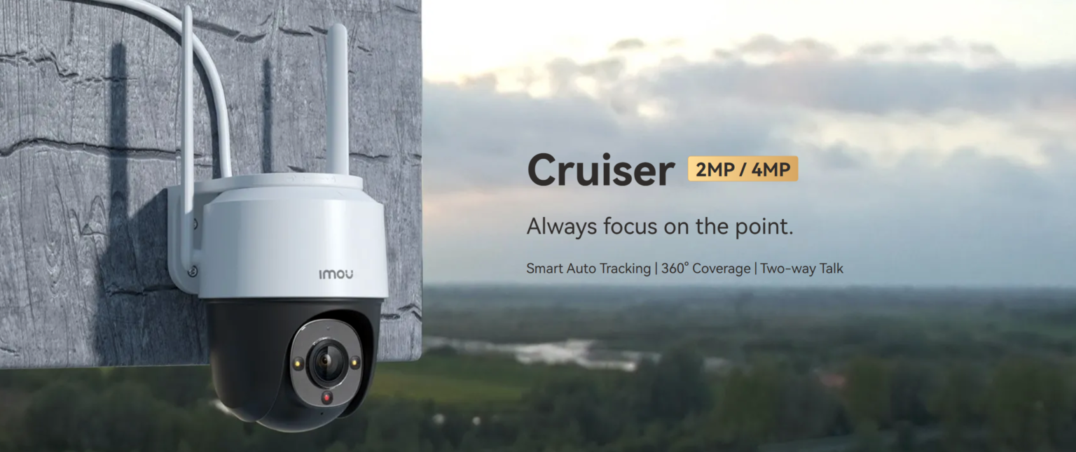 IMOU Cruiser 4MP (IPC-S42FP) – Camera Ngoài Trời Xoay 360°, Phát Hiện Người