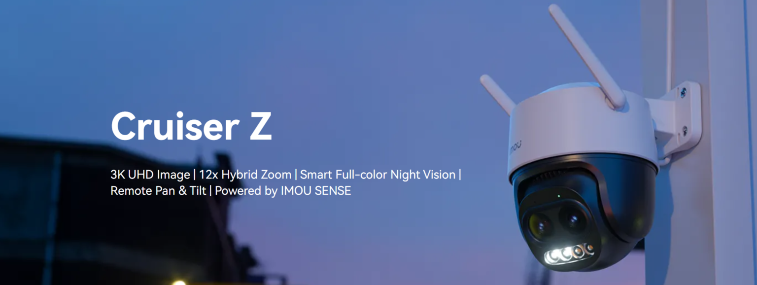 IMOU Cruiser Z Camera Dual 5MP lenses deliver 3K ultra HD images IMOU Cruiser Z Camera Dual 5MP lenses deliver 3K ultra HD images