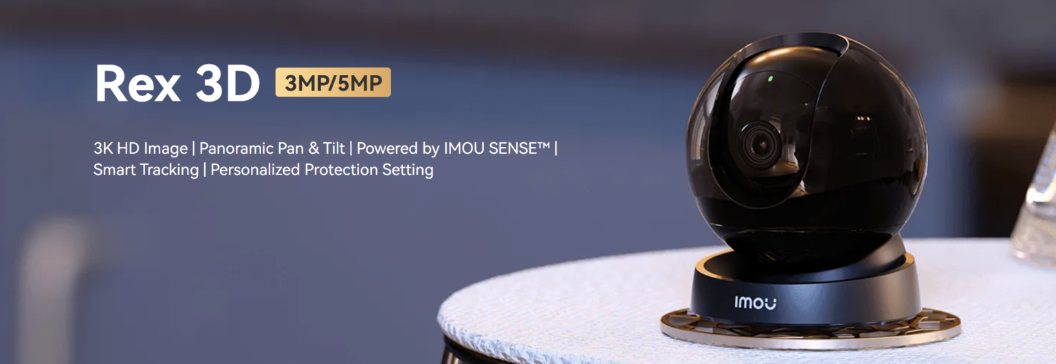 IMOU Rex 3D 5MP Camera – 360° Coverage, AI Detection, Night Vision