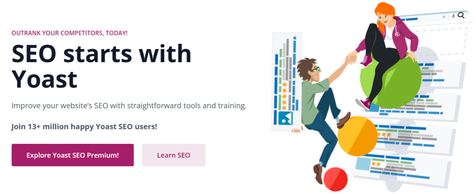 Yoast SEO Premium Cải thiện SEO cho trang web của bạn bằng các công cụ và đào tạo đơn giản