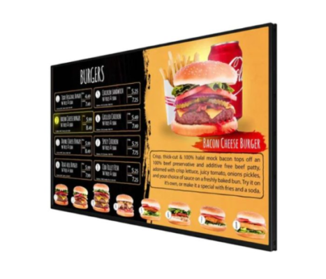 Digital Menu Board 50 Inch